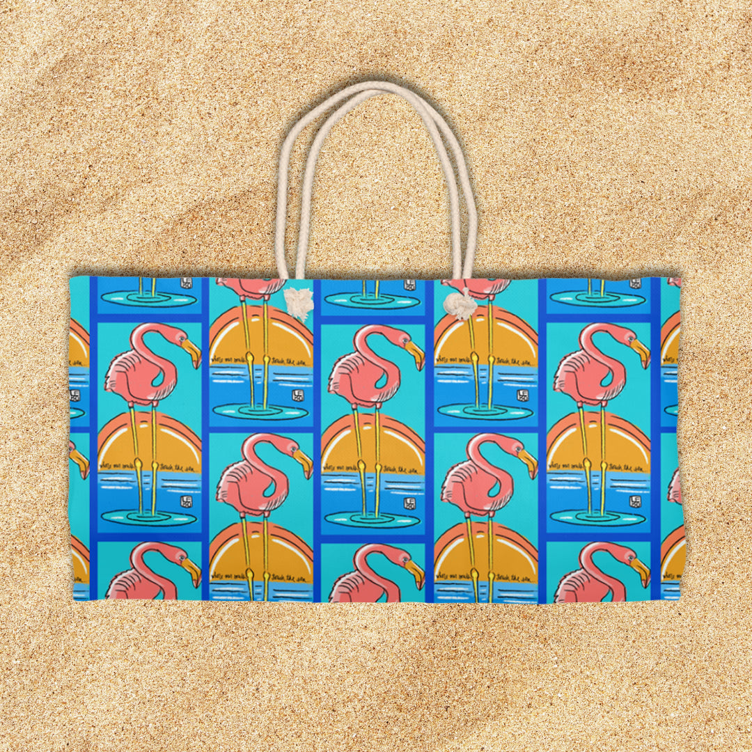 Where Our Souls Touch The Sea  - Lebo Beach Tote